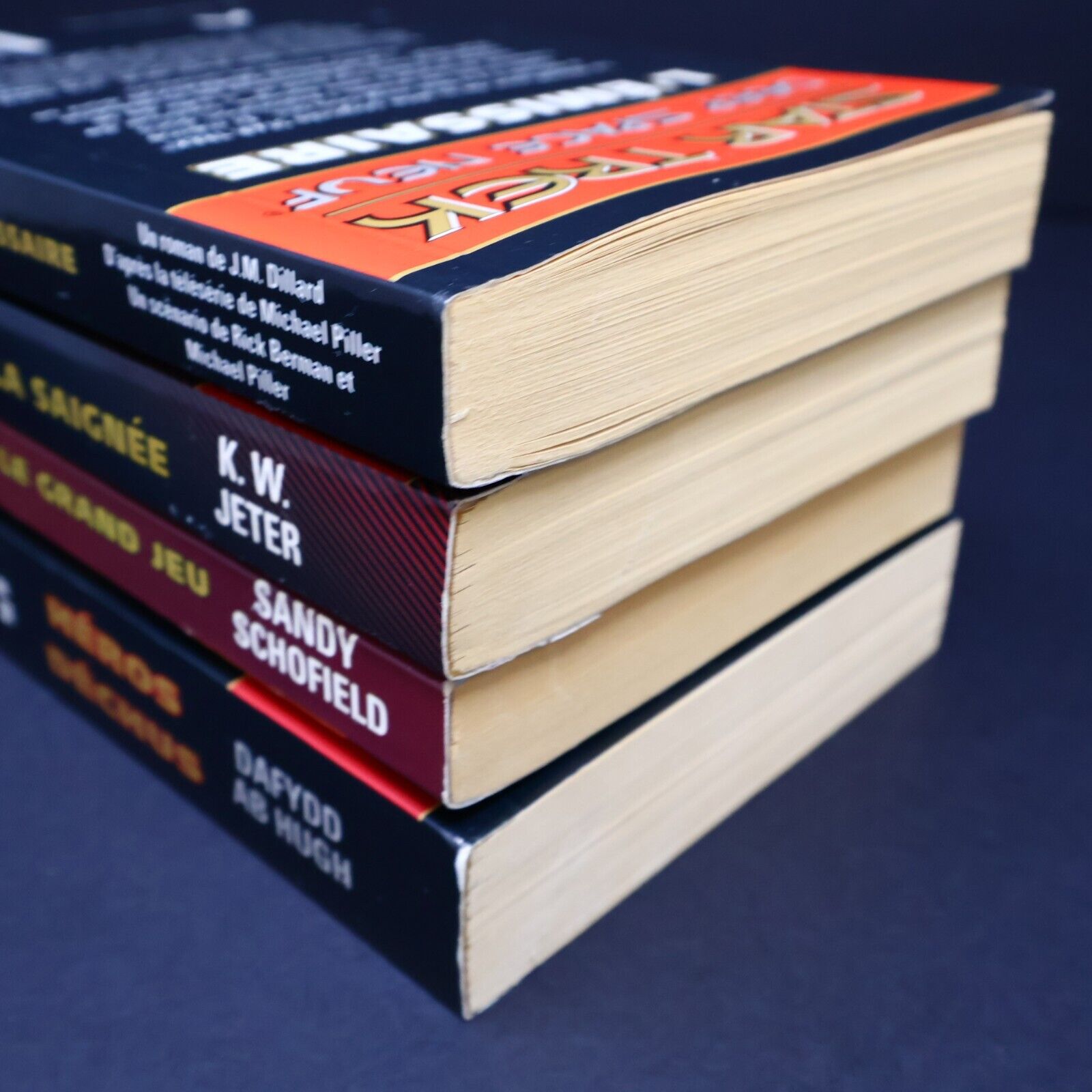 Lot 4 Livres Star Trek #1 3-5 Deep Space Neuf Science-Fiction ADA Français PB