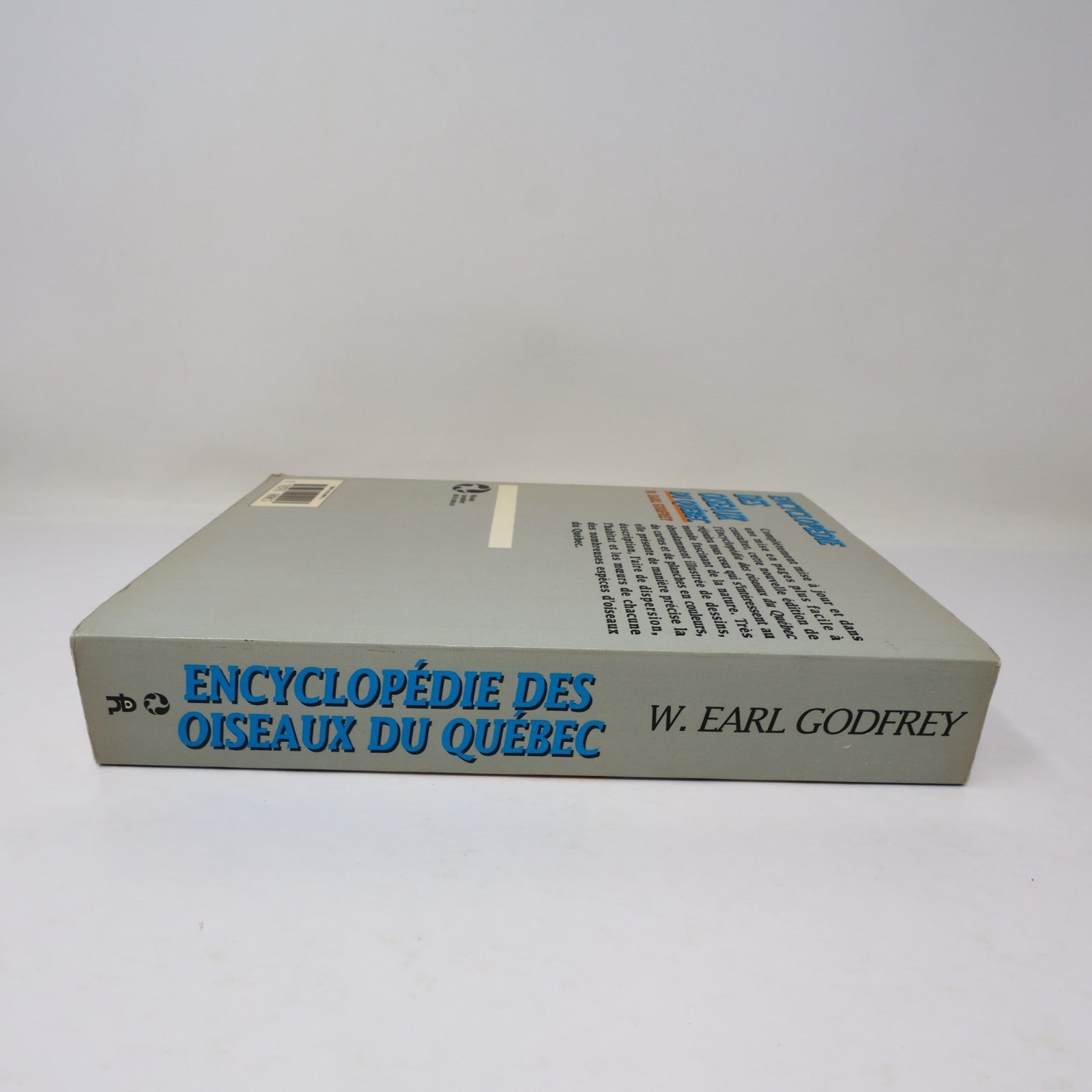 Encyclopédie des Oiseaux du Québec W. Earl Godfrey 1990 PB Ornithologie Animaux