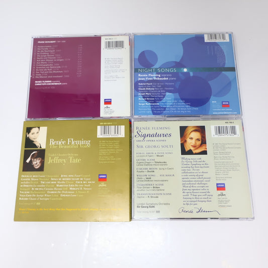 Renée Fleming 4 CD Lot Schubert Album/Night Songs/The Beautiful Voice/Signatures