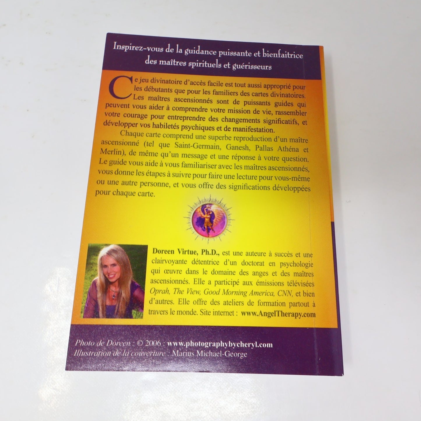 Cartes Divinatoires des Maîtres Ascensionnés Doreen Virtue Complet Tarot Cards