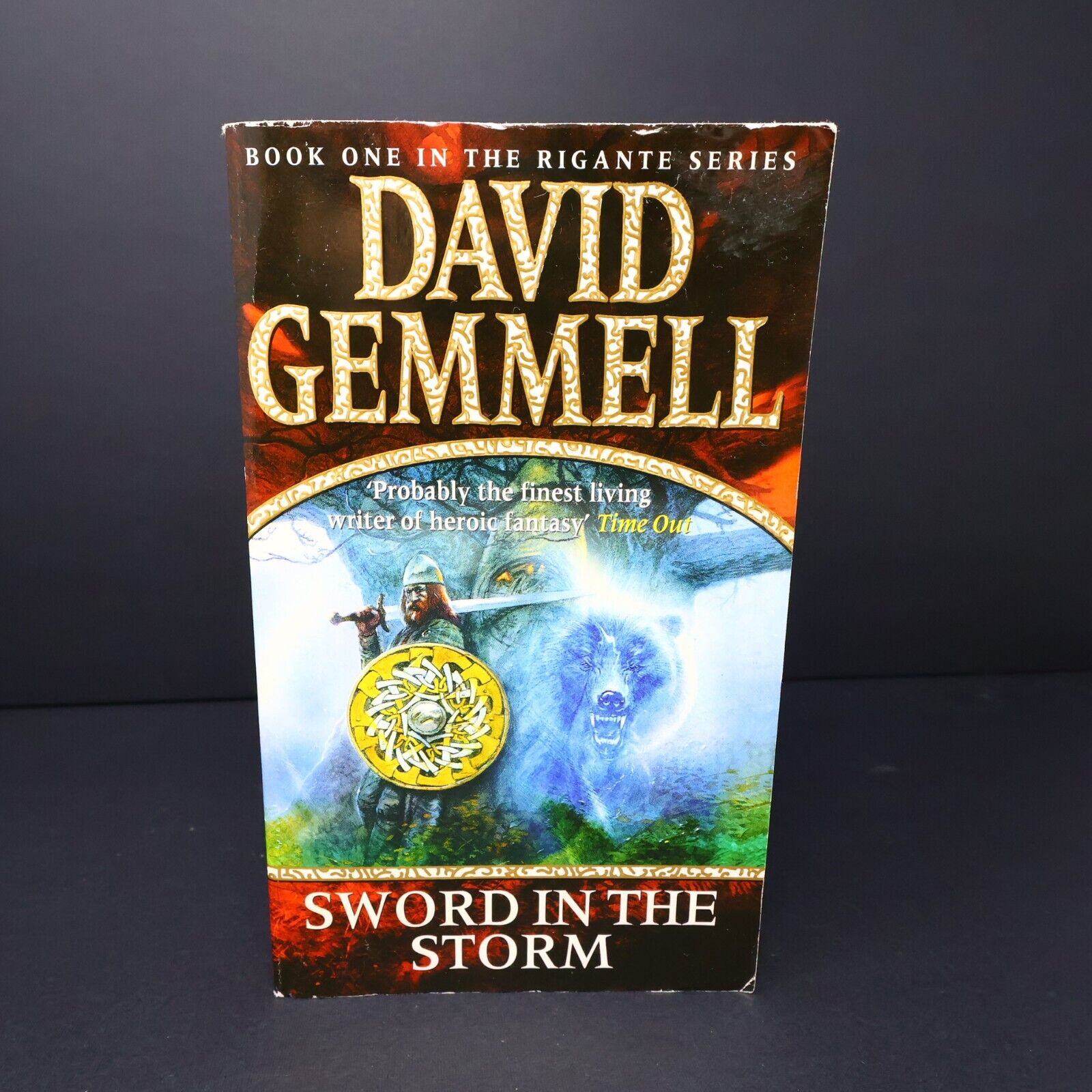1999 Rigante #1 Sword in the Storm by David Gemmell Fantasy Corgi Book Paperback