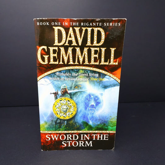 1999 Rigante #1 Sword in the Storm by David Gemmell Fantasy Corgi Book Paperback