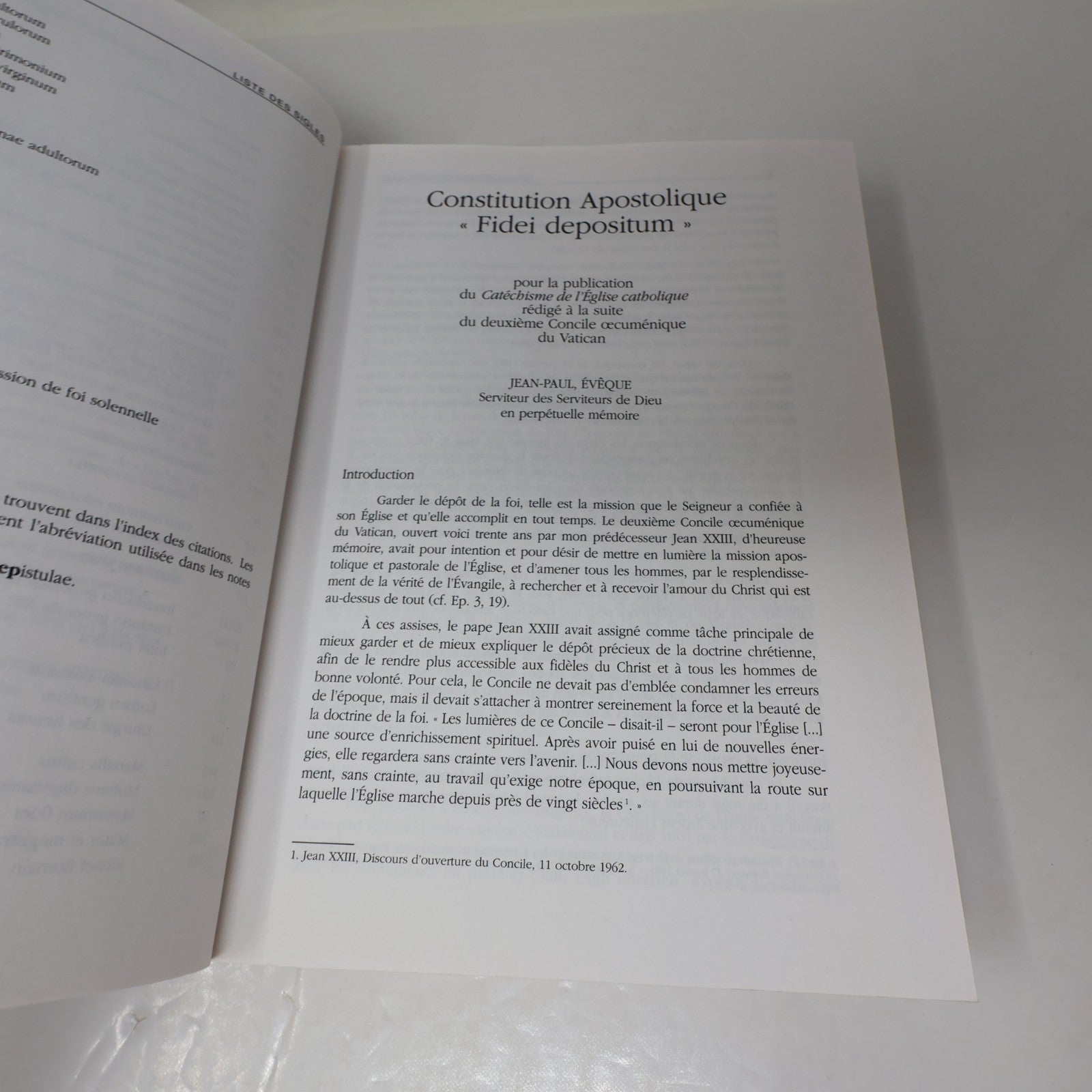 Catéchisme de l'Église Catholique Cecc 1993 PB Français French Religion Livre