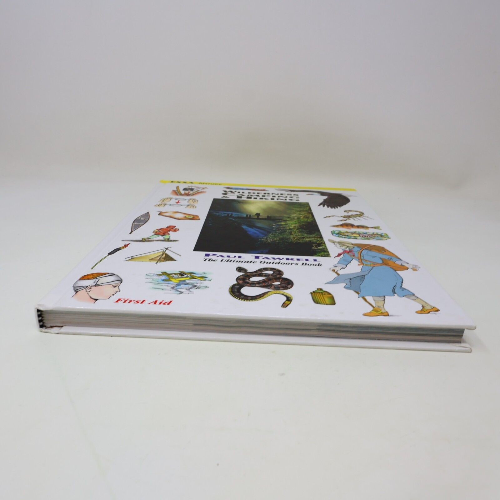 2008 Wilderness Camping & Hiking by Paul Tawrell Outdoors Exxa Book Hardcover HC