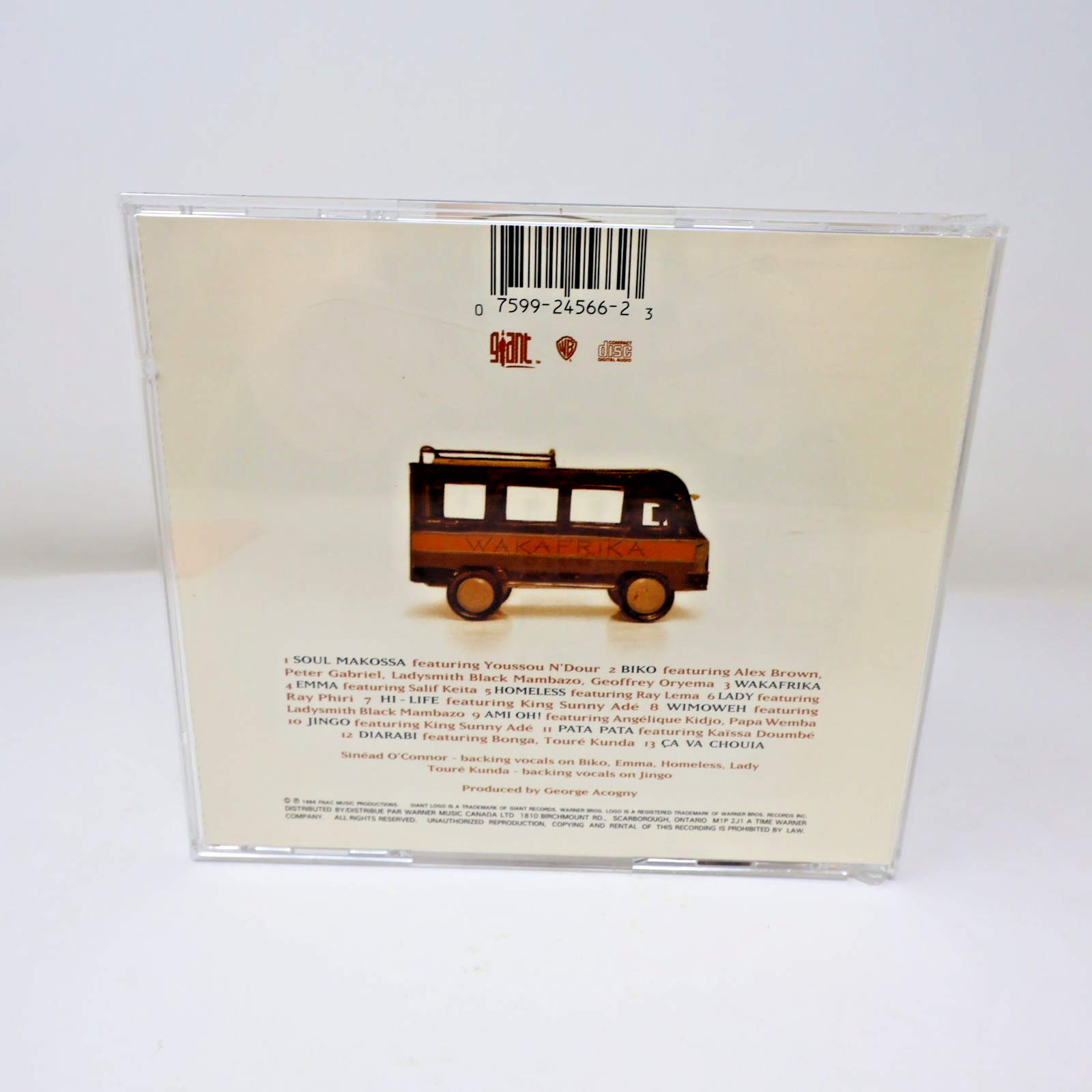 Manu Dibango Wakafrika CD 1994 Giant Soul Makossa/Biko/Wimoweh Electronic/Jazz