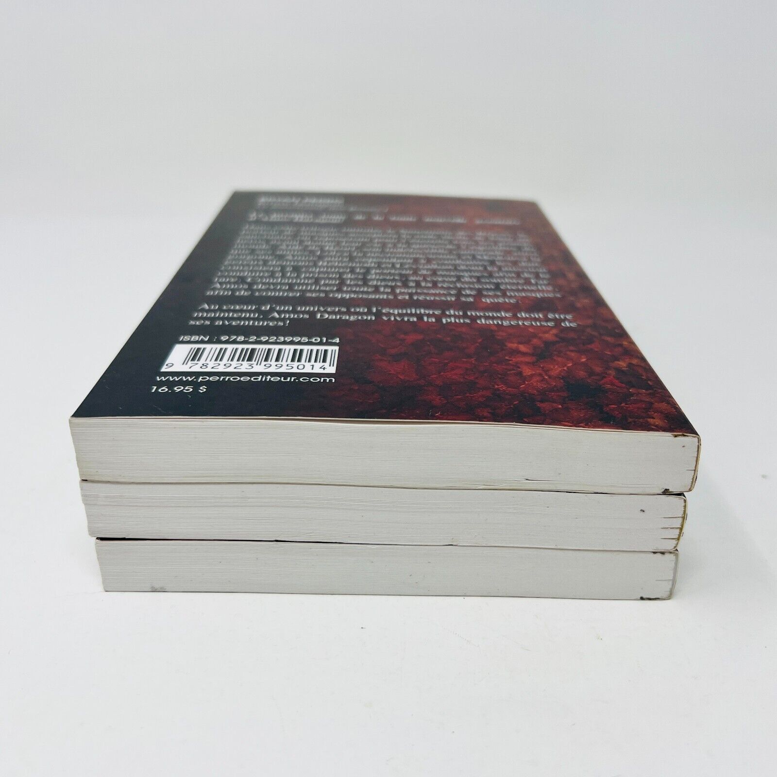 Lot Amos Daragon Le Sanctuaire des Braves #1-3 Série Complète Bryan Perro Livres