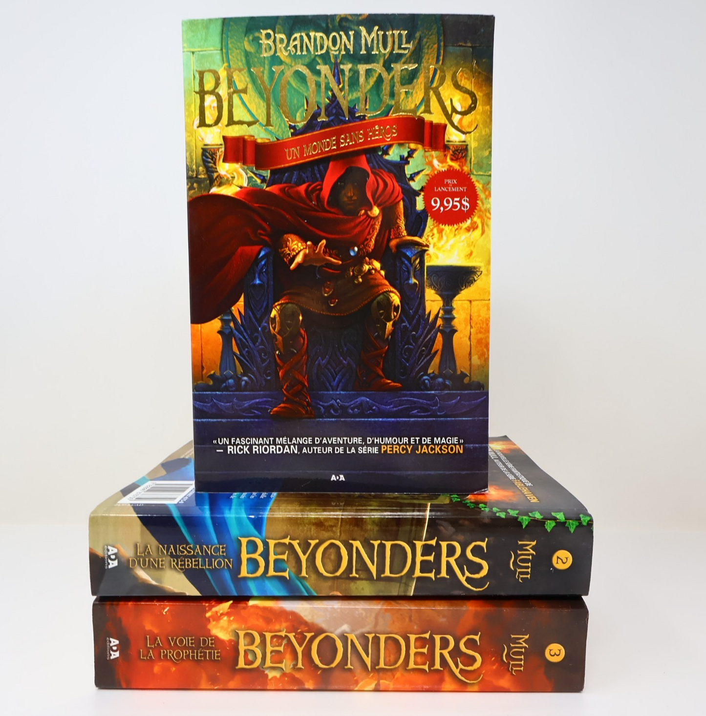 Beyonders #1-3 Série Complète Lot 3 Livres Brandon Mull Ada PB Français French