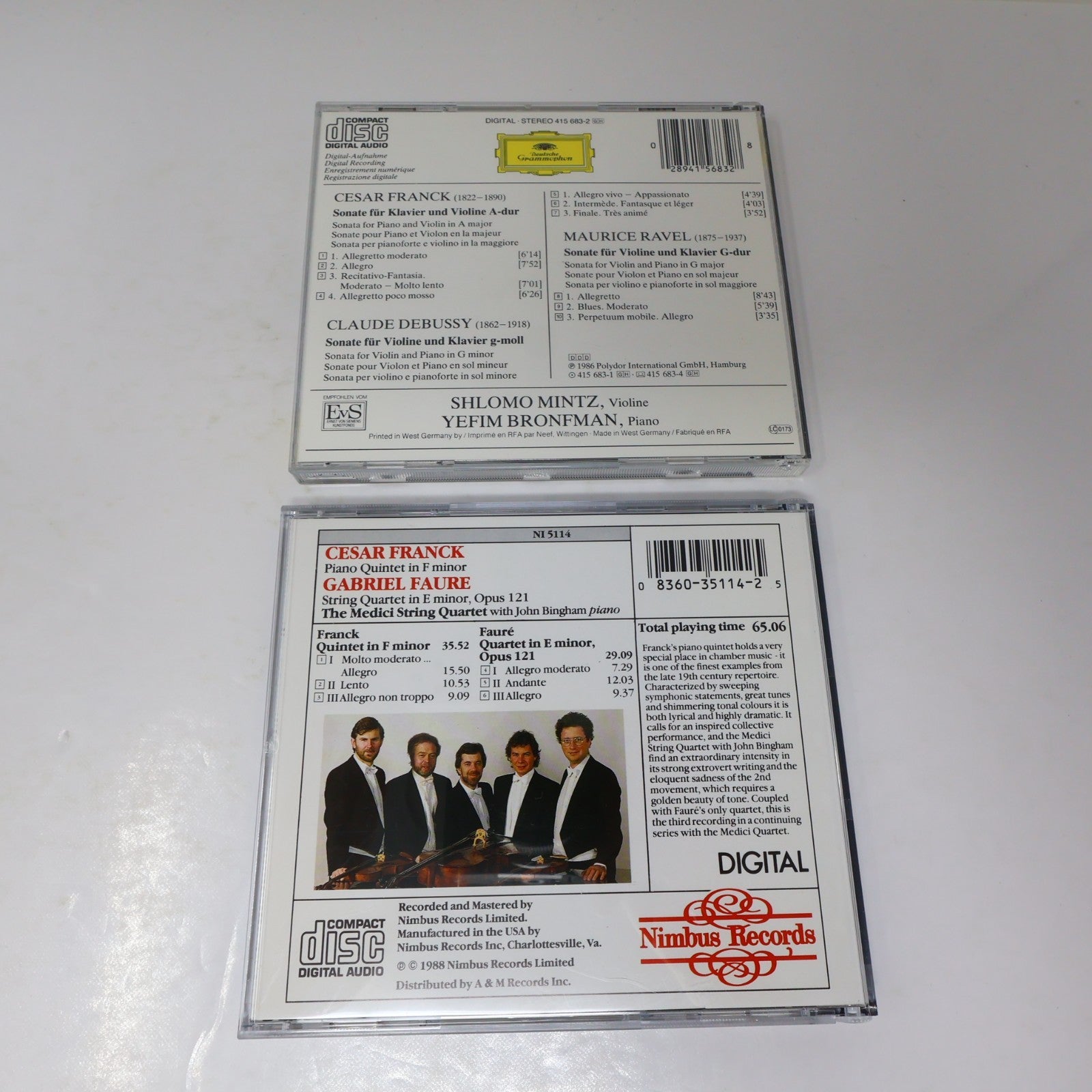 César Franck 5 CD Lot Classical Murray Perahia/Dutoit/Thibaudet/Bingham/Mintz