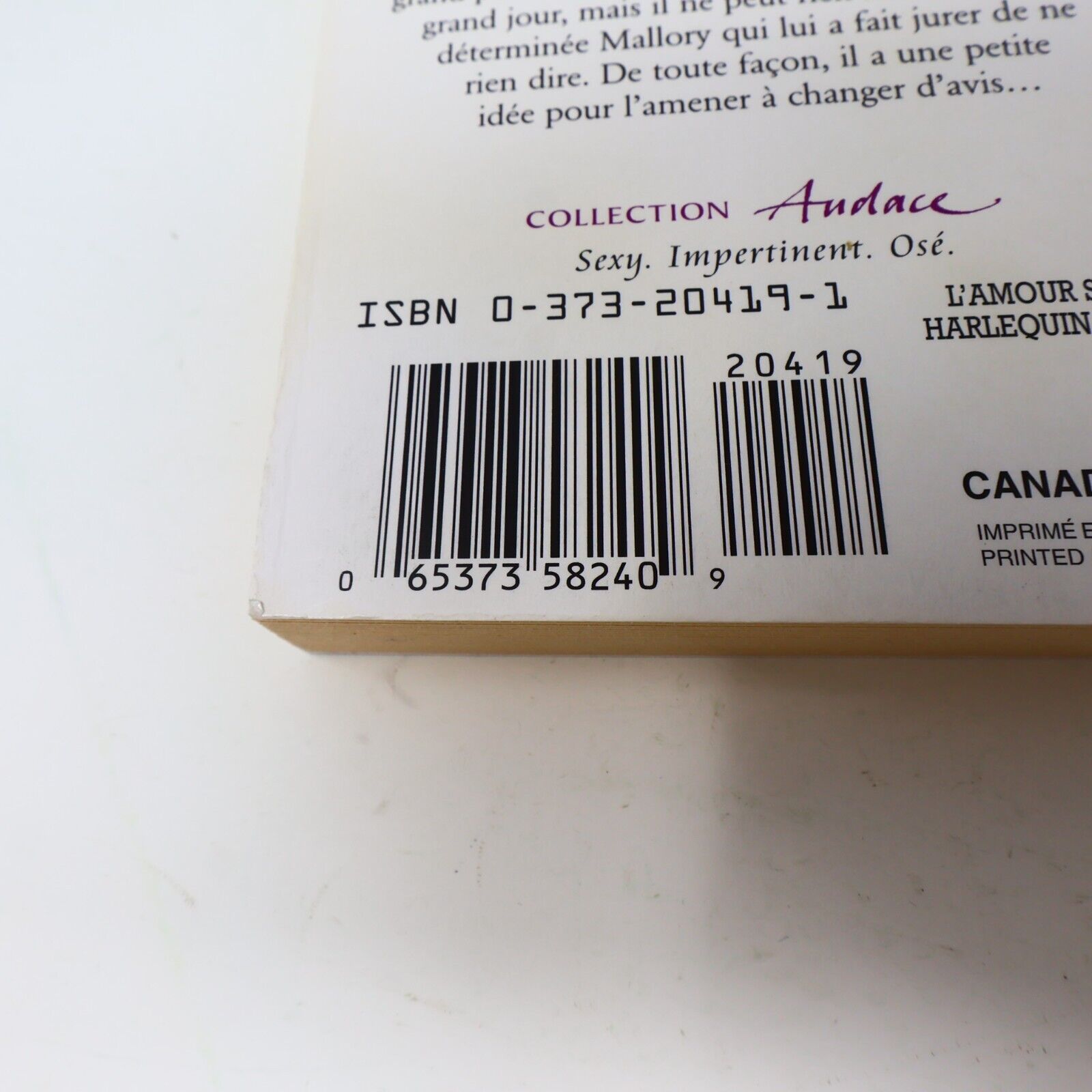 Harlequin Collection Audace Romance Érotisme Lot 11 Livres Français French 2000s