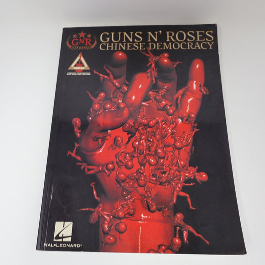 2009 Guns n' Roses Chinese Democracy Songbook Hal Leonard Music Guitar Rock PB