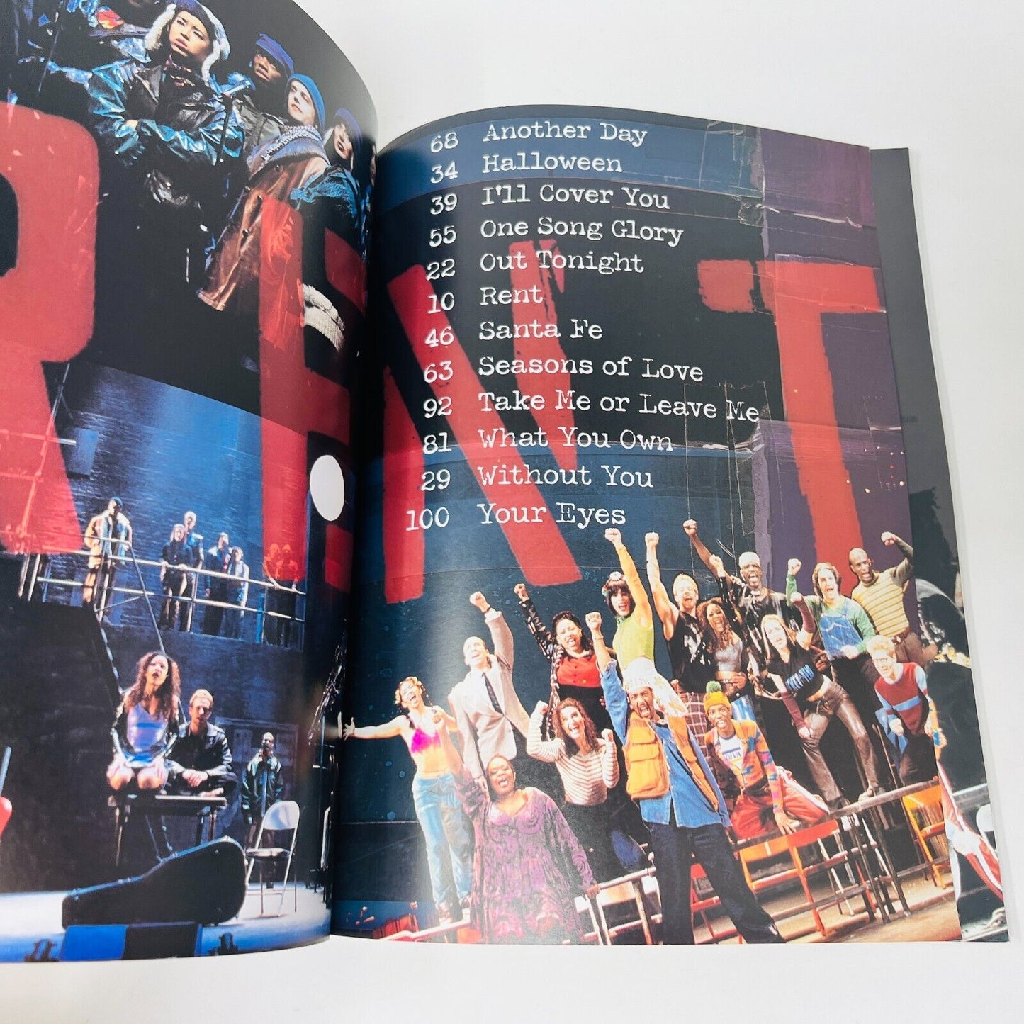 Rent Vocal Selections Songbook Sheet Music Piano Vocal Guitar PB Hal Leonard