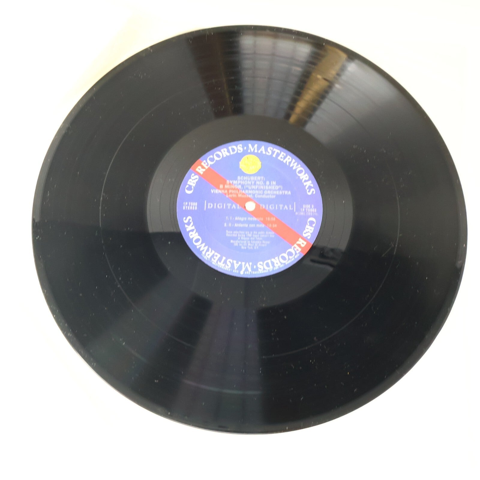 Lorin Maazel Beethoven Schubert Wiener 1981 Symphony #5 op.67 #8 Record 1P 7596