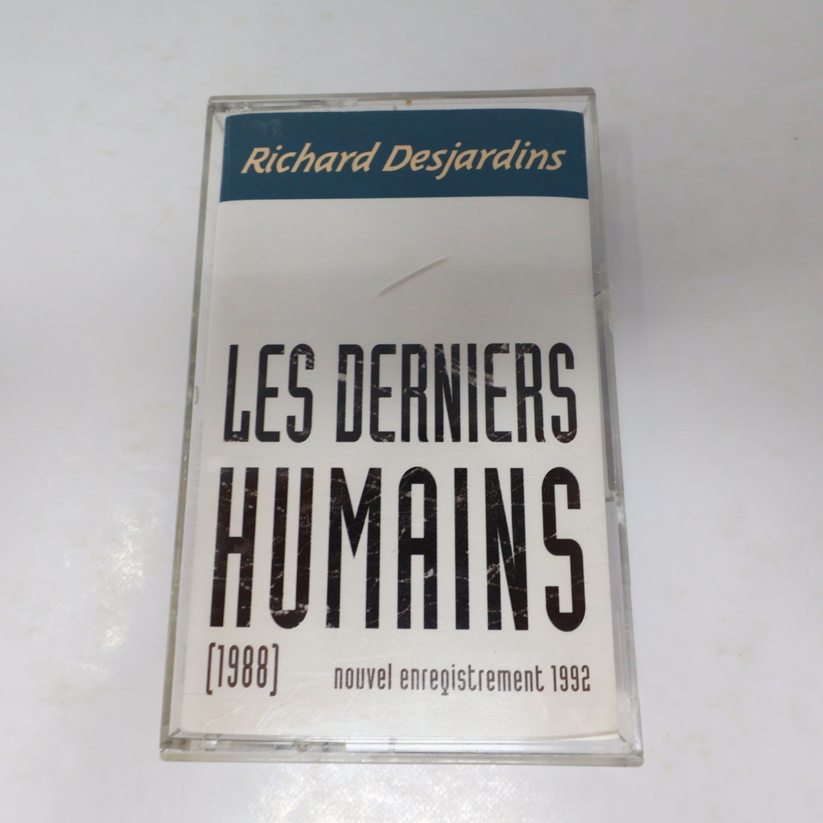 Richard Desjardins Lot 2 Cassettes Les Derniers Humains/Tu M'Aimes-Tu Québécois