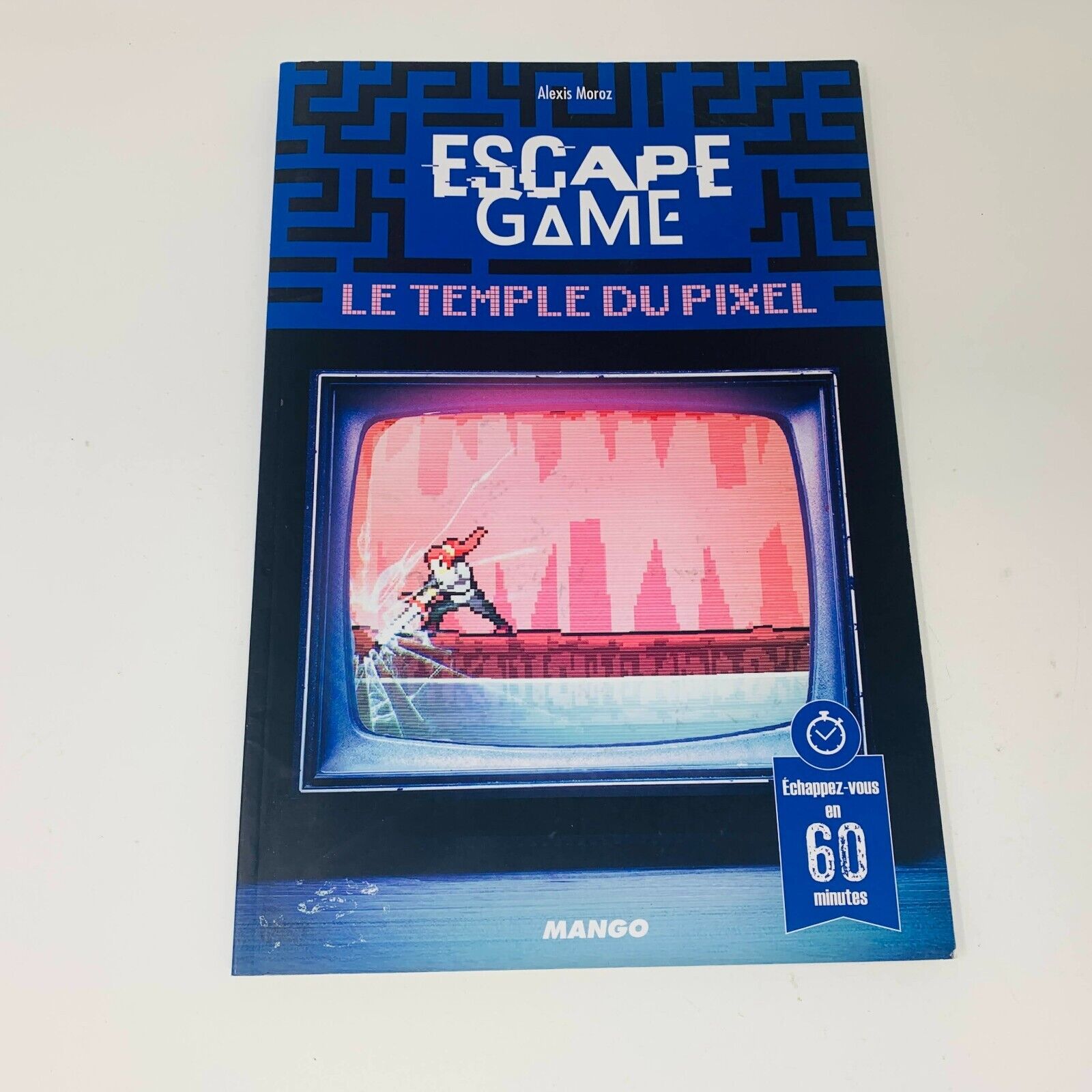 3x Livres Escape Game Temple du Pixel/Prisonniers du Jeu Vidéo/Piégés Espace Lot