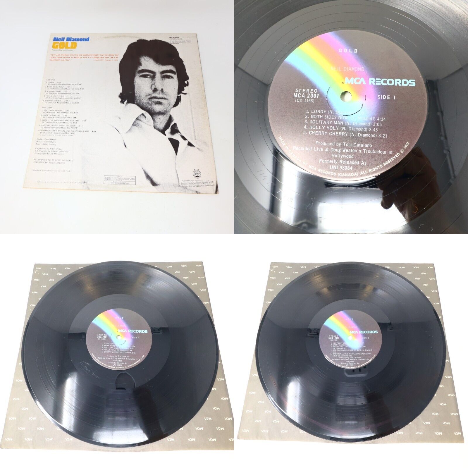 7x Neil Diamond LP Records Lot Serenade September Morn Rainbow Way To The Sky