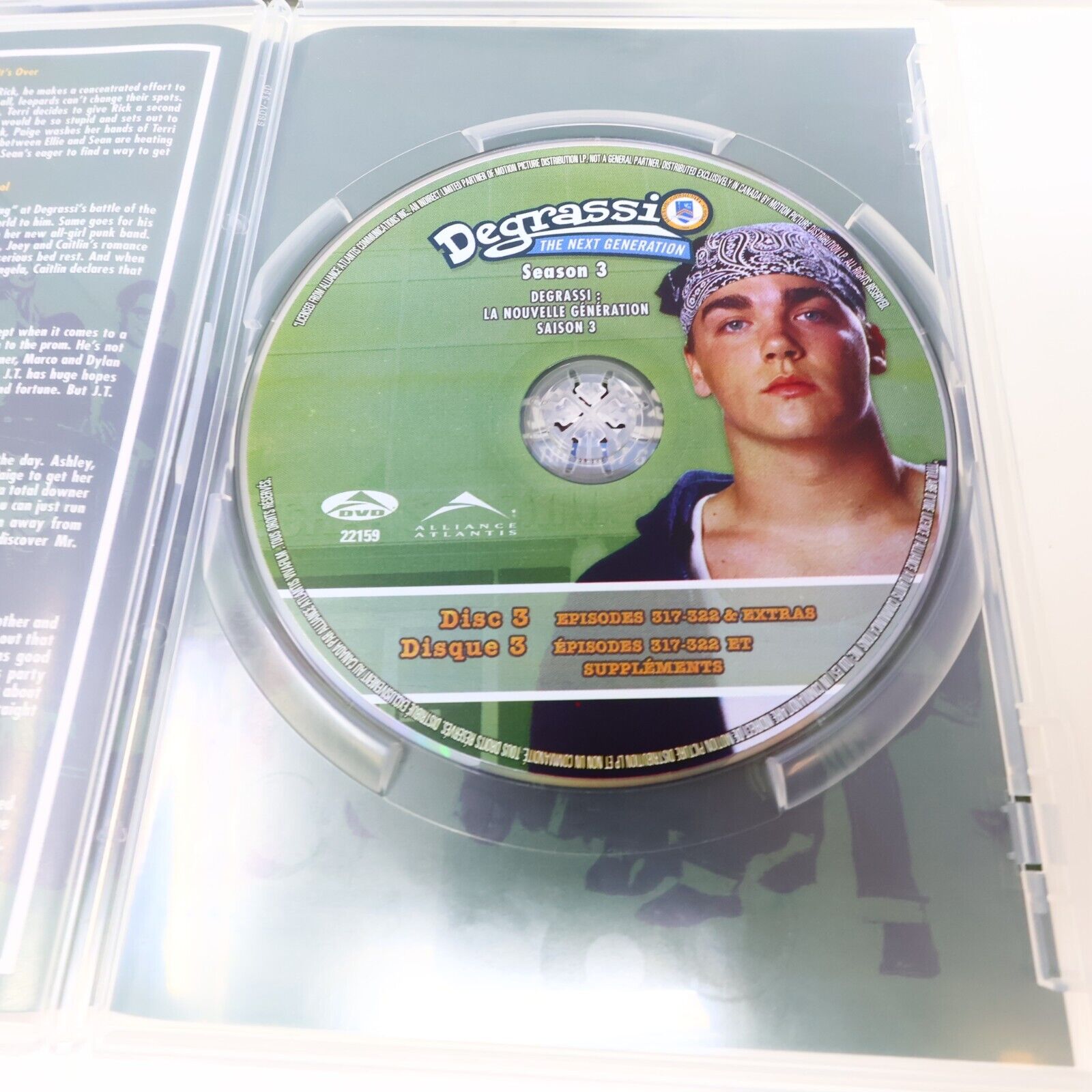 Degrassi The Next Generation Season 3 DVD Set Tested NTSC Region 1 TV Series