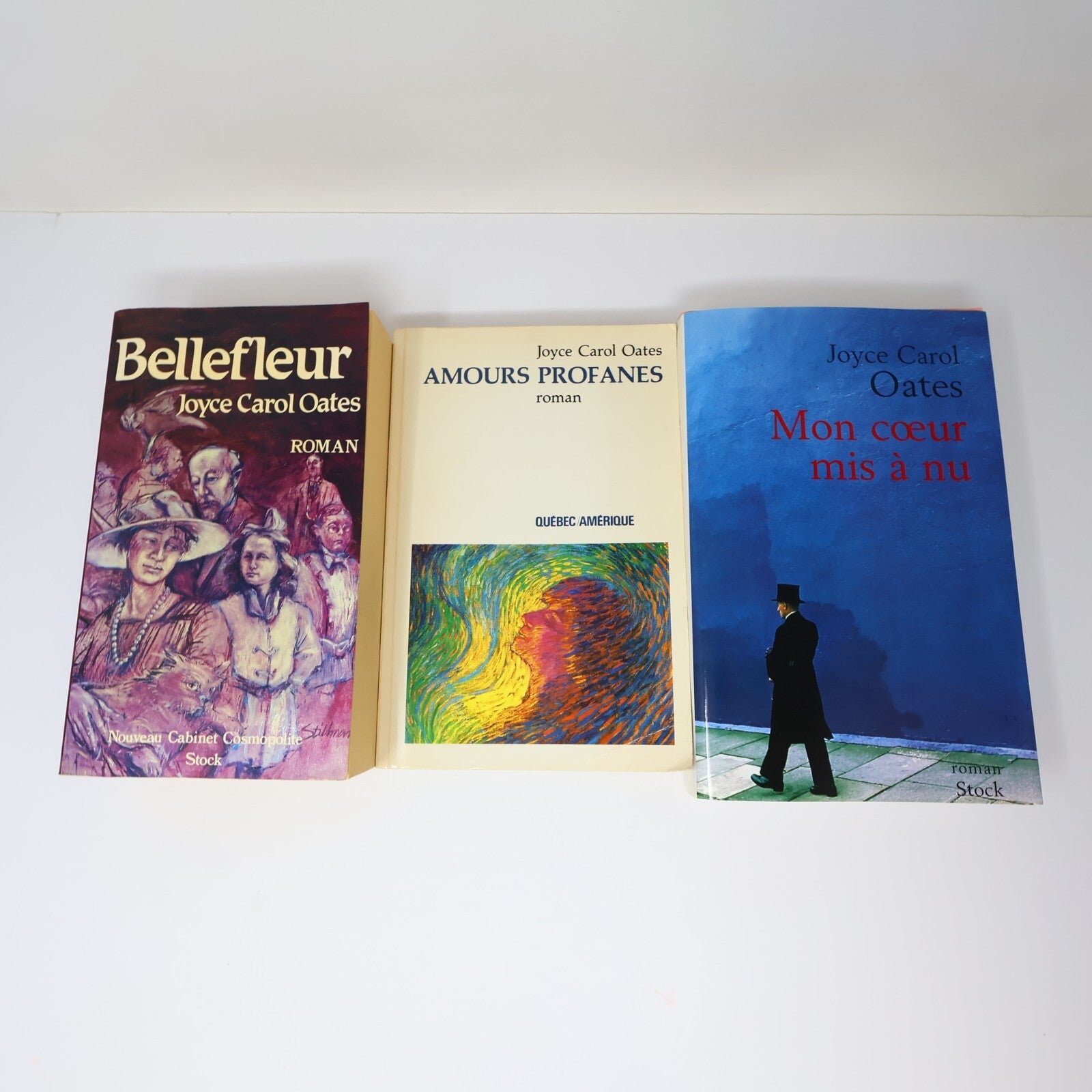 Joyce Carol Oates Lot 3 Livres Bellefleur/Amours Profanes/Mon Coeur Mis à Nu PB