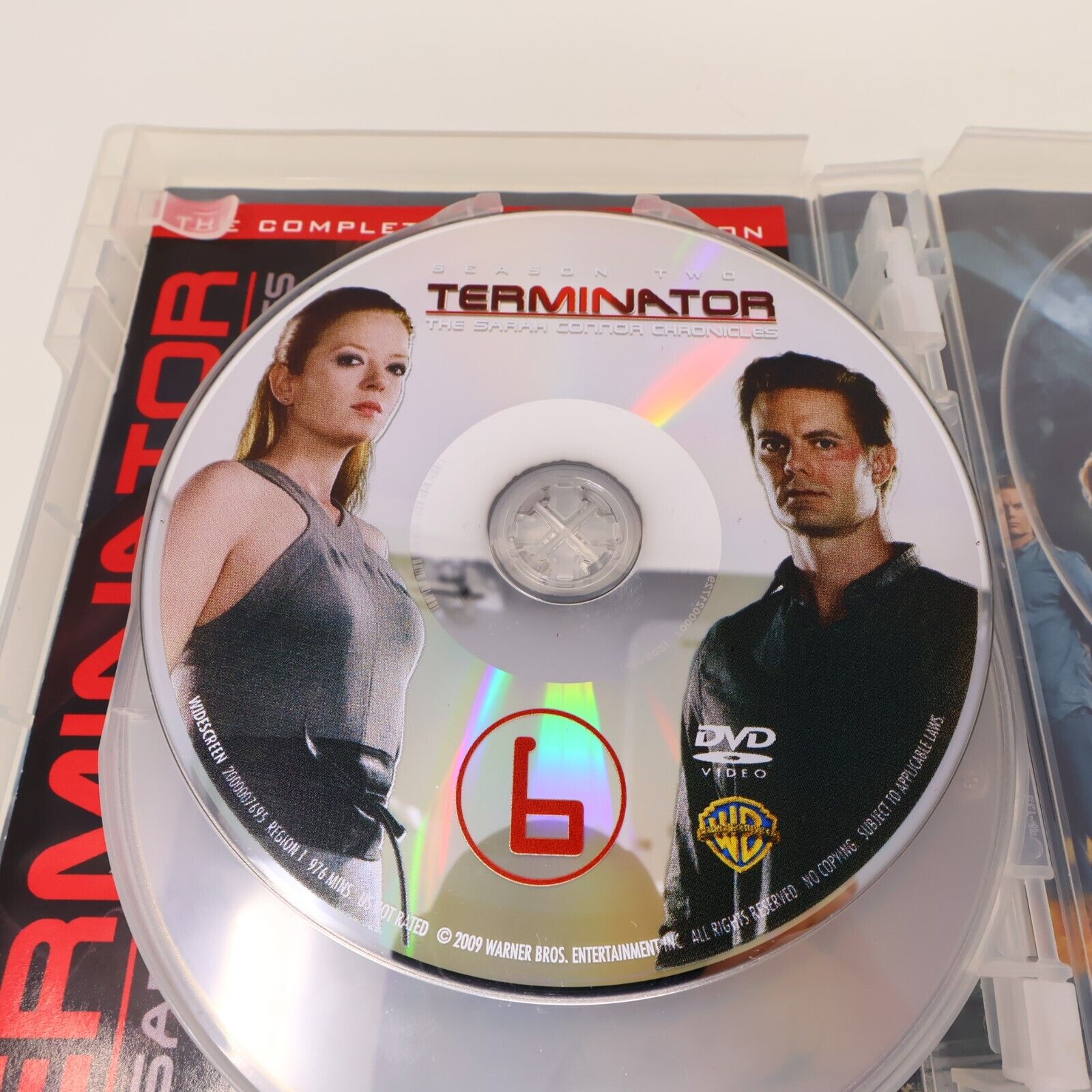 Terminator The Sarah Connor Chronicles Season 2 DVD Tested NTSC Lena Headey 16:9