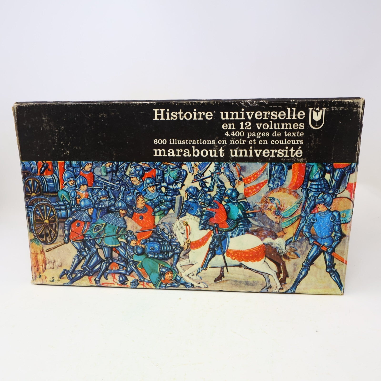 Histoire Universelle en 12 Volumes 1-12 Marabout Français Coffret Lot Livres 60s