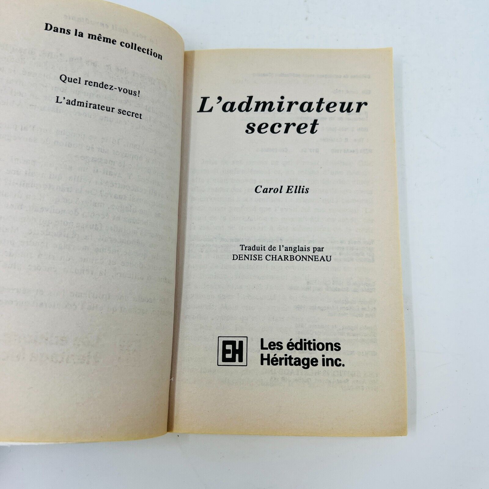9x Frissons EH Lot Livres Quel Rendez-Vous!/L'Accident/Poupées Mutilées Stine