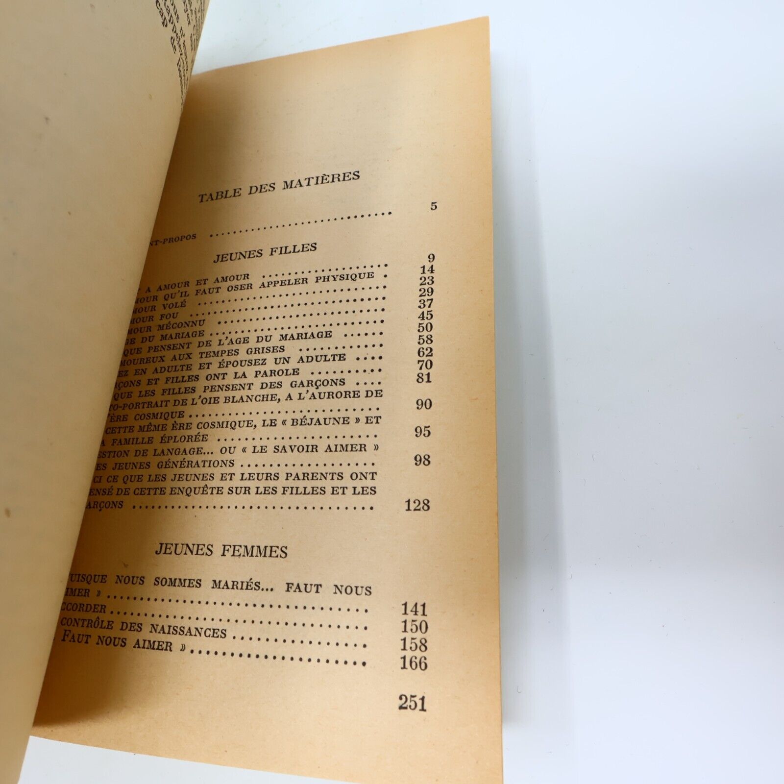 1965 Connaissance de l'Amour Marcelle Auclair Relations Interpersonnelles Couple