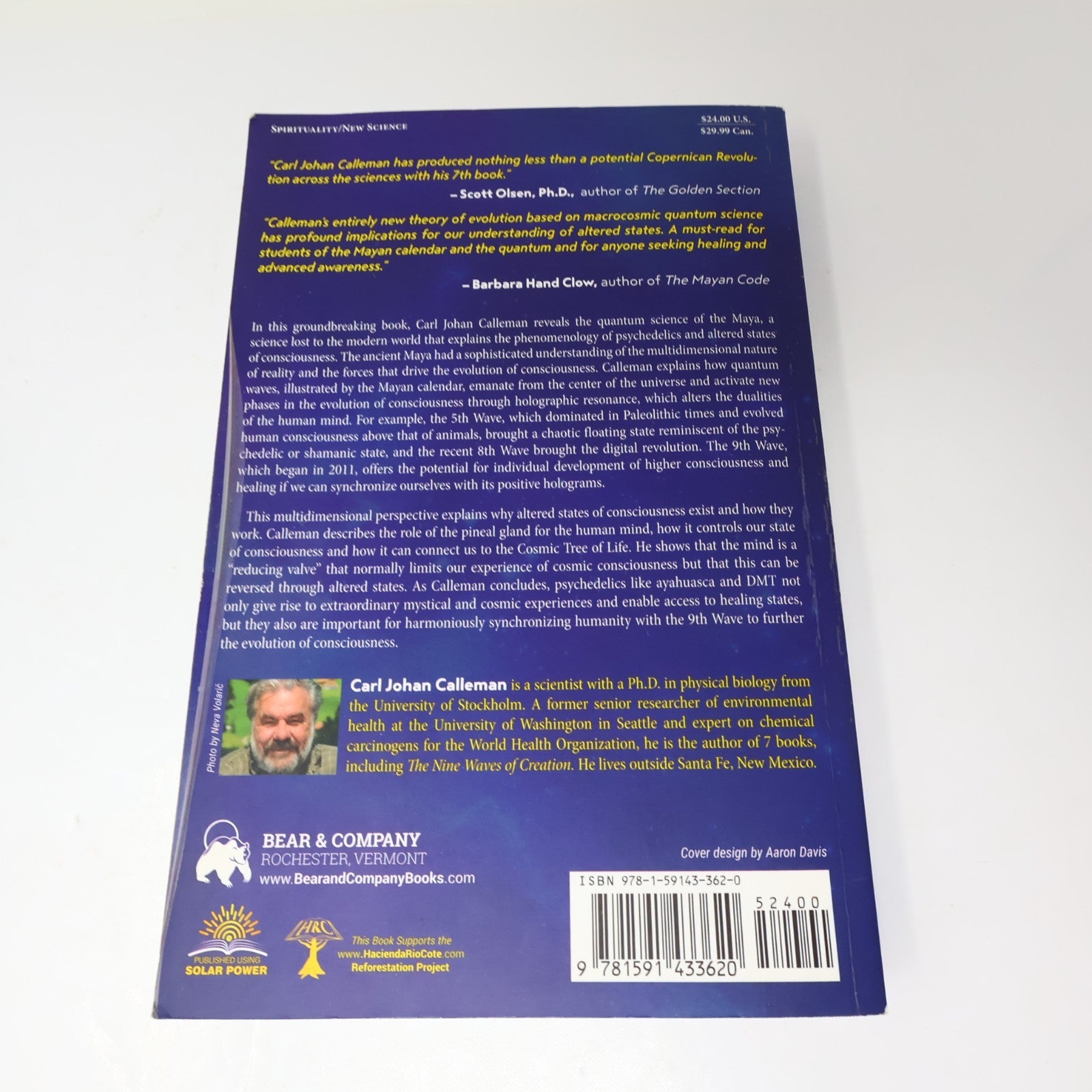 Quantum Science of Psychedelics Carl Johan Calleman Bear & Co 2020 PB 1st Print