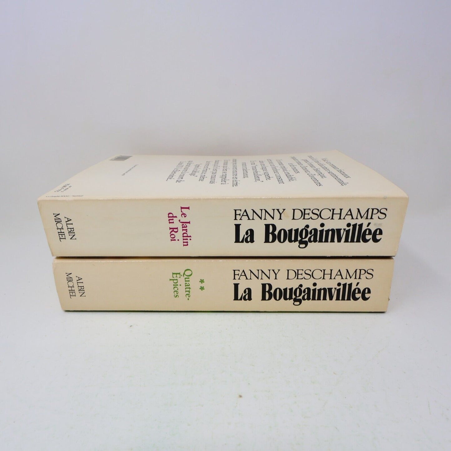 La Bougainvillée #1-2 Lot 2 Livres Fanny Deschamps 1982 Série Complète Français