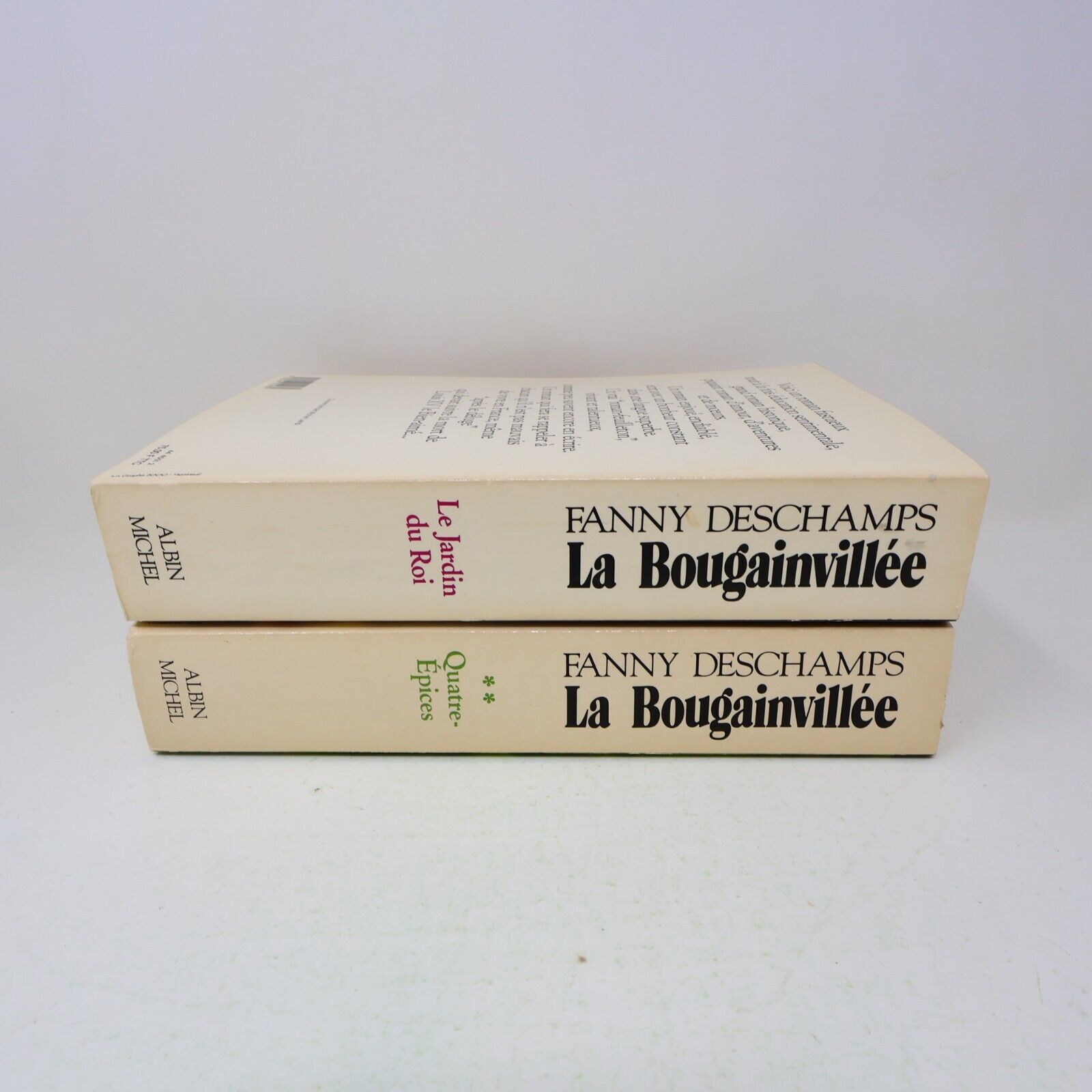 La Bougainvillée #1-2 Lot 2 Livres Fanny Deschamps 1982 Série Complète Français