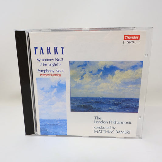 Parry Symphonies 3 & 4 CD 1990 Matthias Bamert Classical Chandos