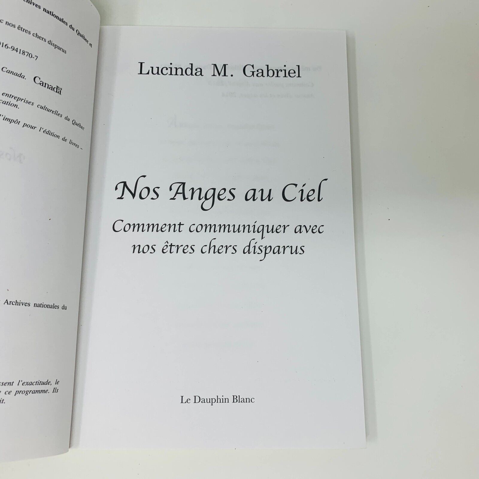 Nos Anges au Ciel Comment Communiquer avec nos êtres Disparus Lucinda Gabriel