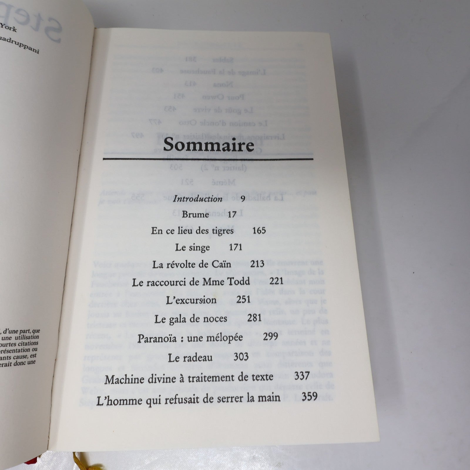 Brume Stephen King France Loisirs 1994 HC DJ Français/French Horreur Thriller