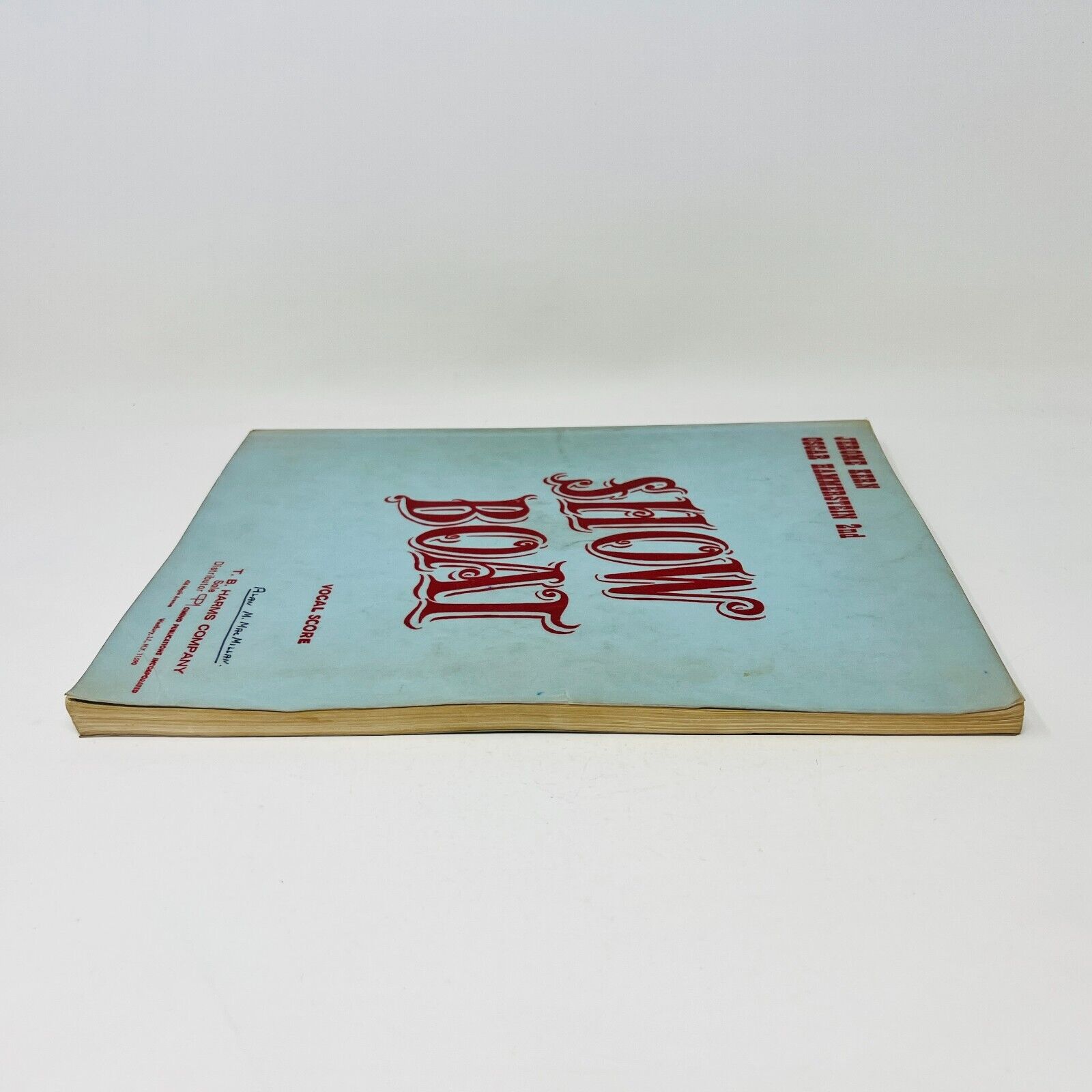 Show Boat Vocal Score Jerome Kern/Oscar Hammerstein 2nd T.B. Harms Paperback