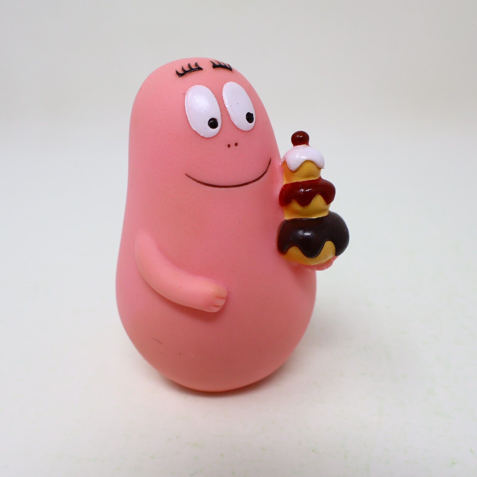Barbapapa with Cakes & Barbazoo with Dog Figures Plastoy 2010 Lot of 2 Toys