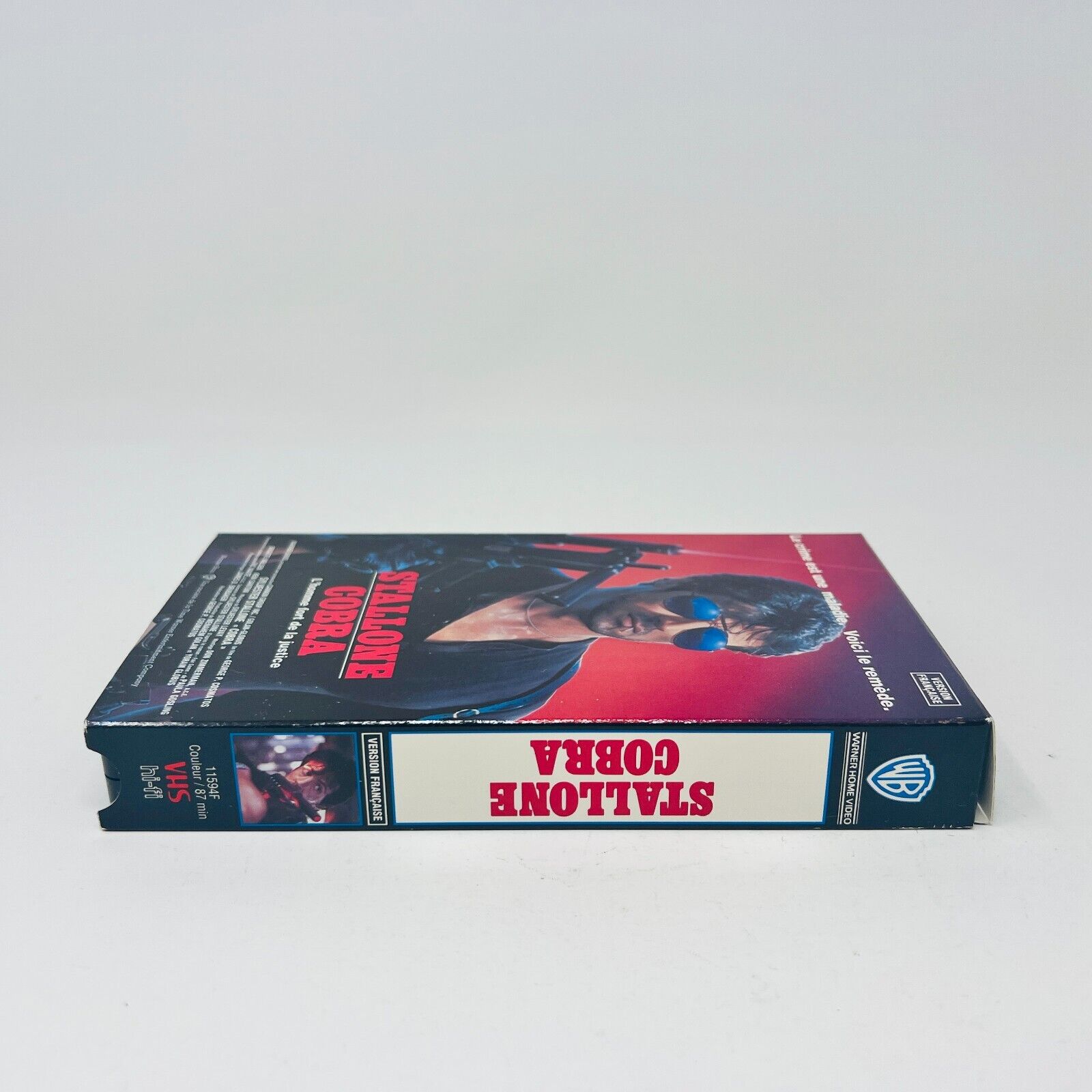 1994 Cobra VHS NTSC Testé en Français/in French Sylvester Stallone Action