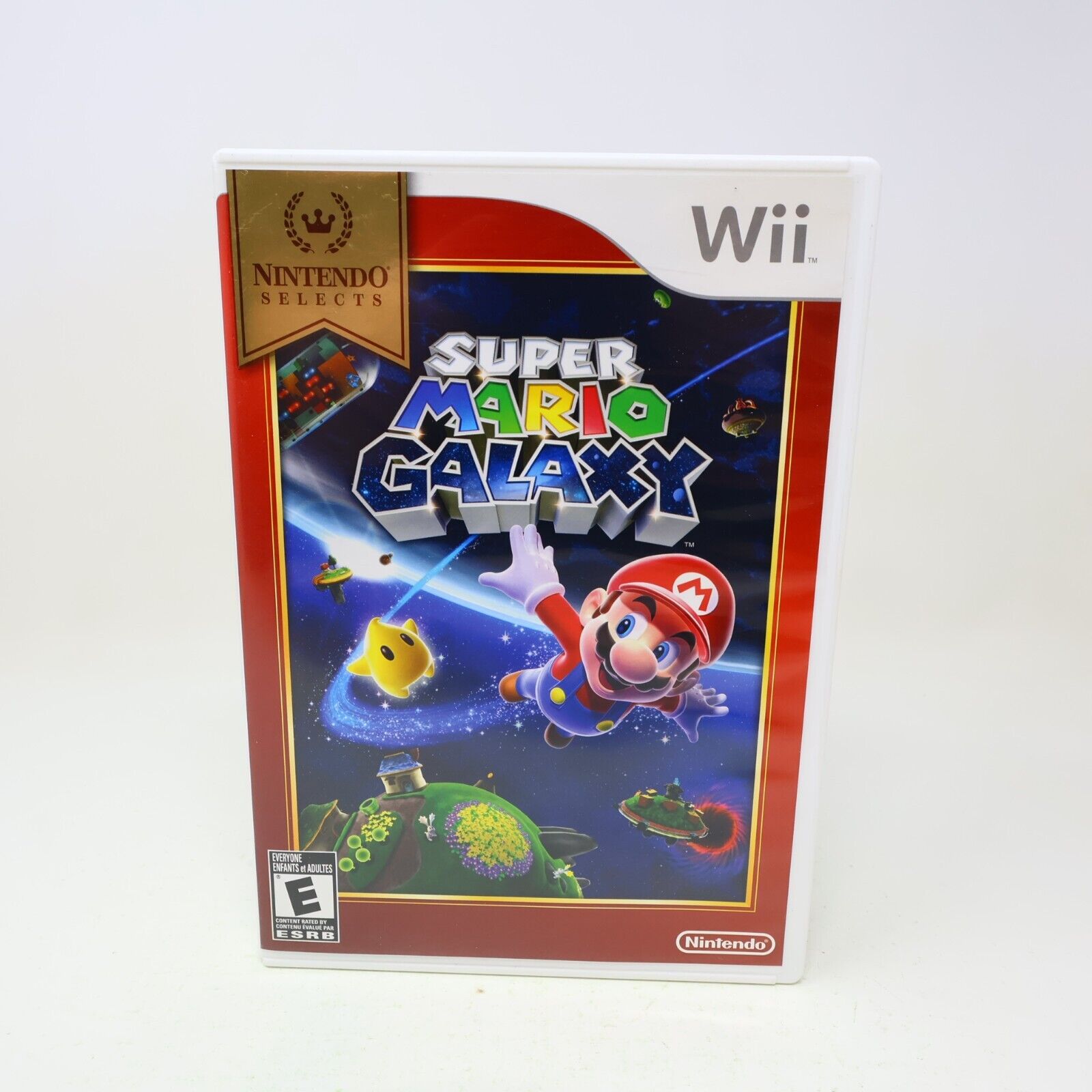Super Mario Galaxy for the Wii Nintendo Selects Tested NTSC NTSC Video Game Bee