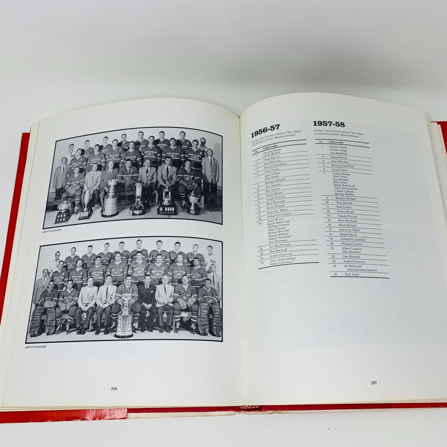 1981 Les Canadiens de Montréal Une Dynastie de Hockey Signé Claude Mouton Livre