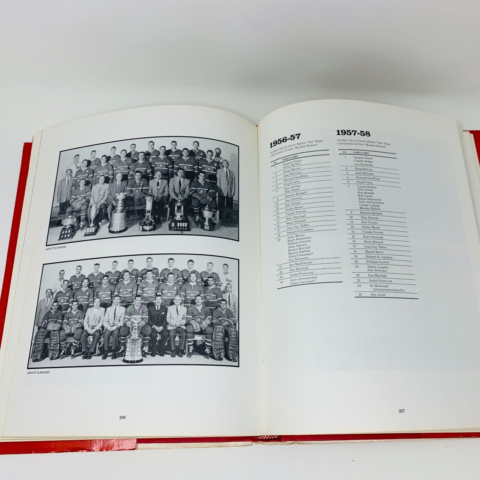 1981 Les Canadiens de Montréal Une Dynastie de Hockey Signé Claude Mouton Livre