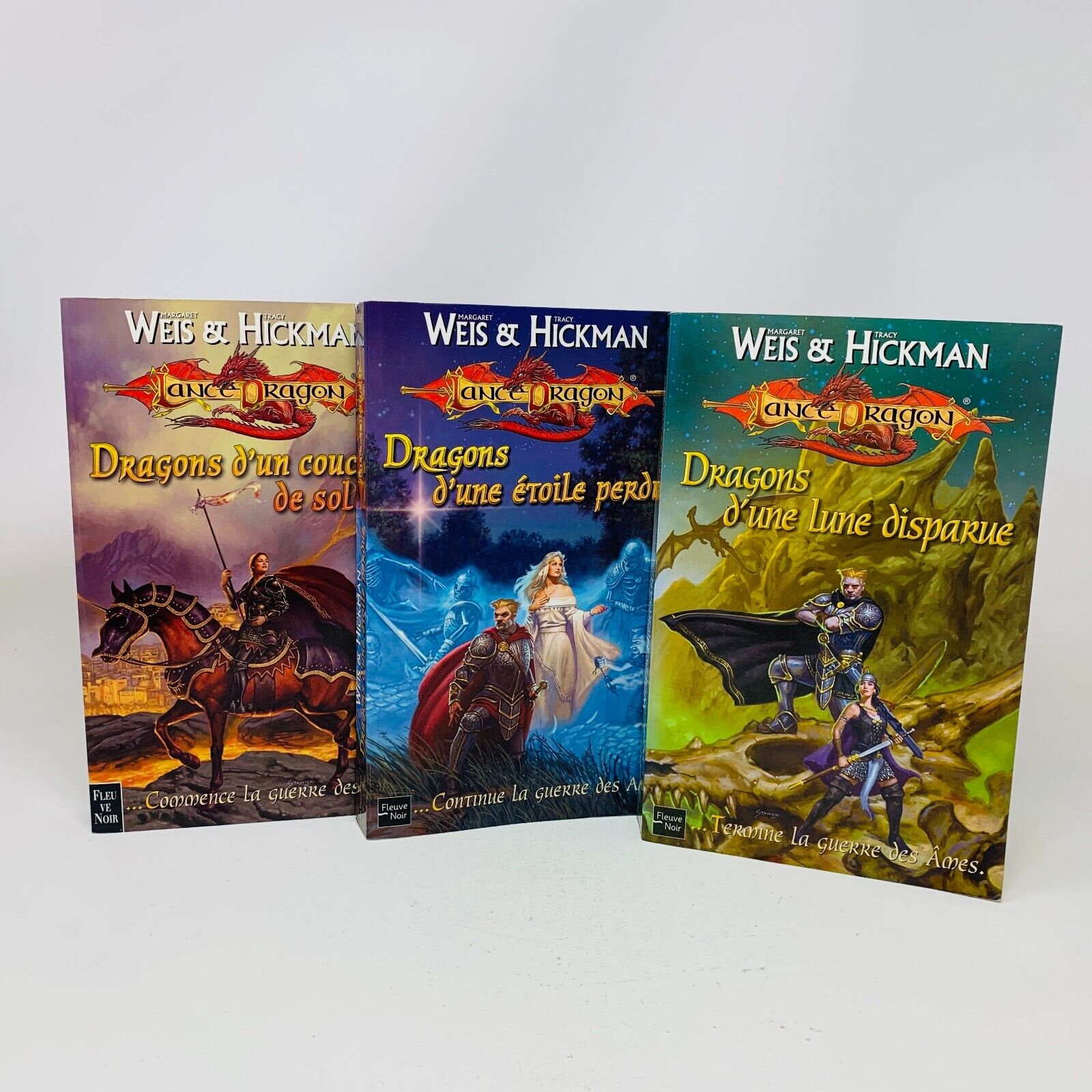 Lancedragon Trilogie La Séquence de la Guerre des Ames Grand Format Lot Livres