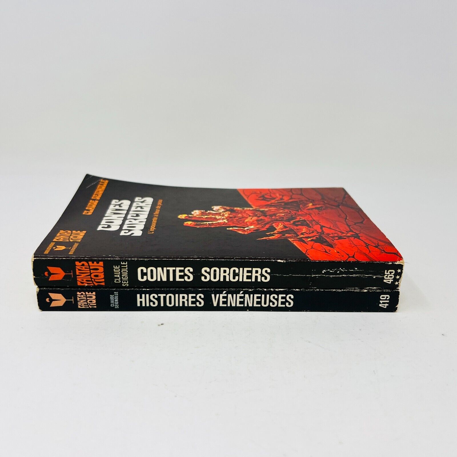Histoires Vénéneuses/Contes Sorciers de Claude Seignolle Marabout Lot Livres 70s