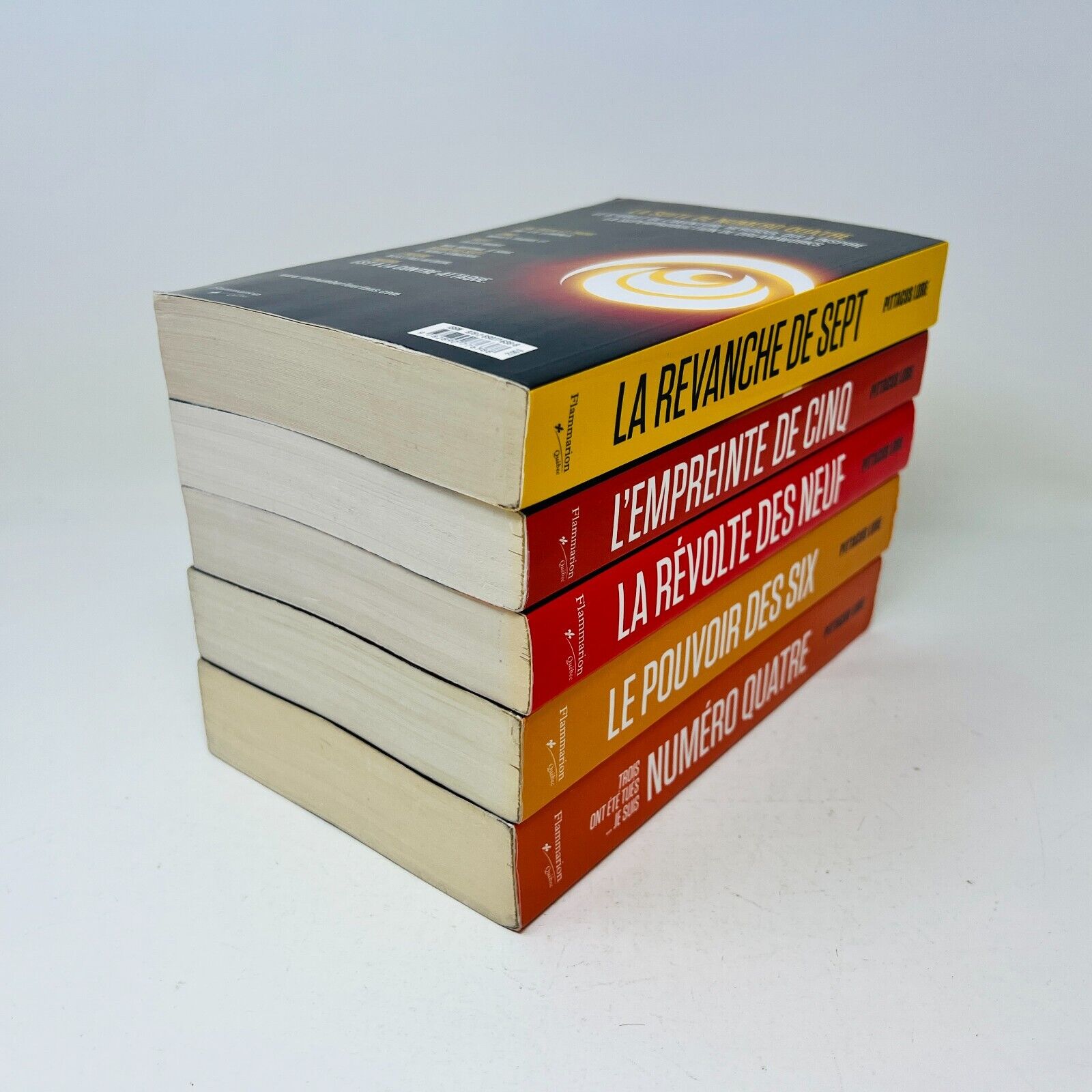 Lot de 5 Livres de Pittacus Lore Numéro Quatre/Pouvoir des Six Français/French
