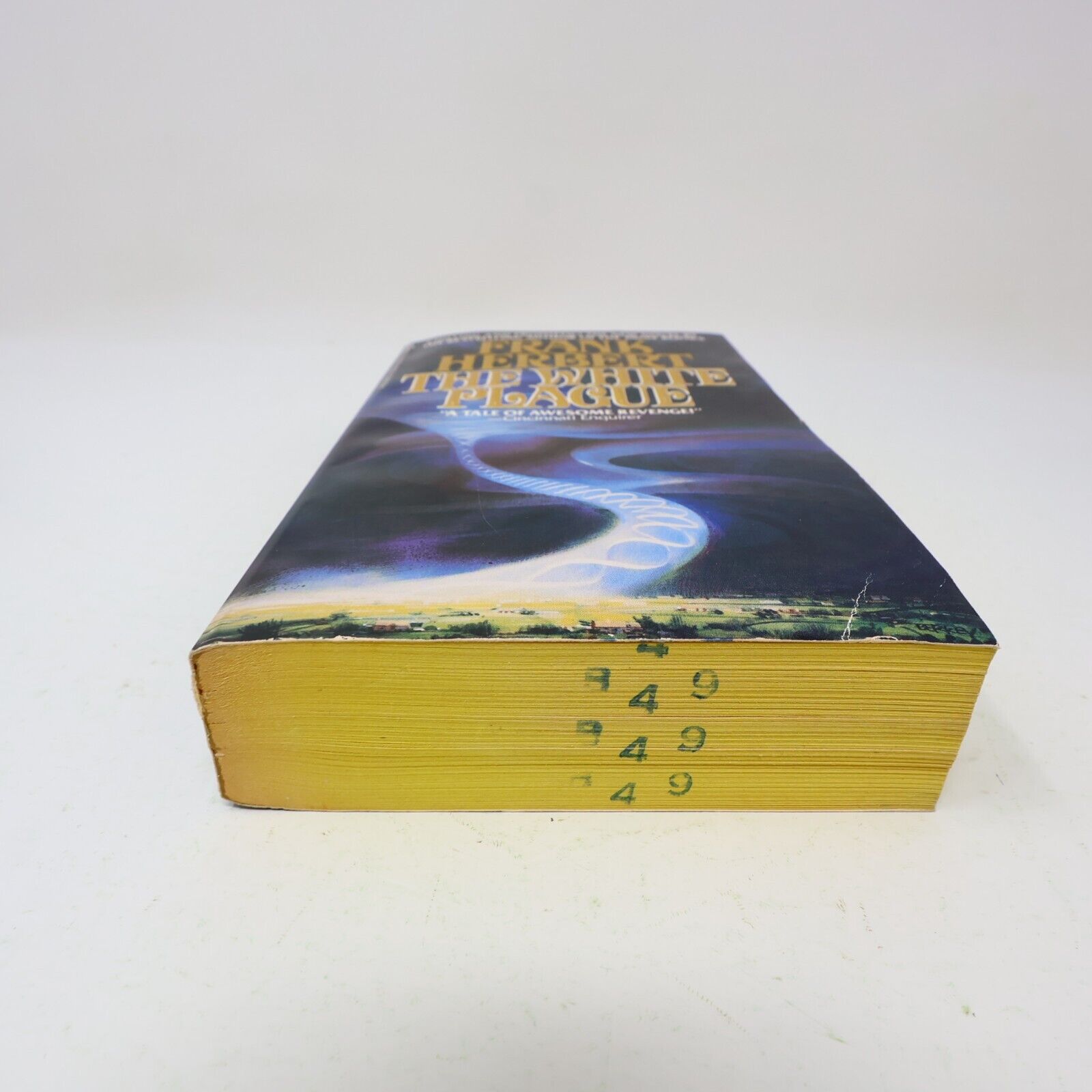 1983 The White Plague Frank Herbert Horror Berkley Paperback Book 80s PB