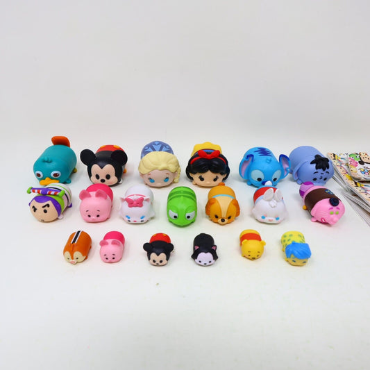 Lot of 19 Disney Tsum Tsum Figures Jakks Toys Eeyore Mickey Stitch Snow White