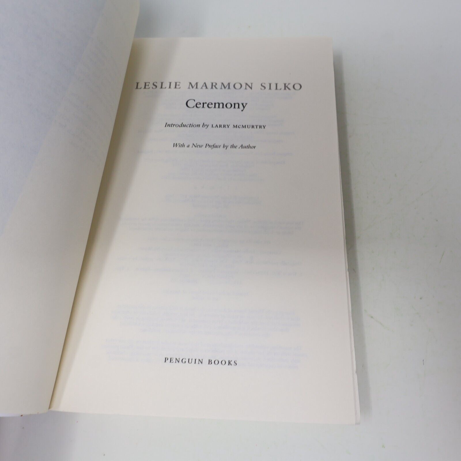 2006 Ceremony Leslie Marmon Silko Deluxe Edition Penguin Paperback First Nations