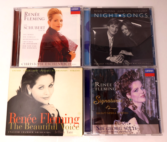 Renée Fleming 4 CD Lot Schubert Album/Night Songs/The Beautiful Voice/Signatures