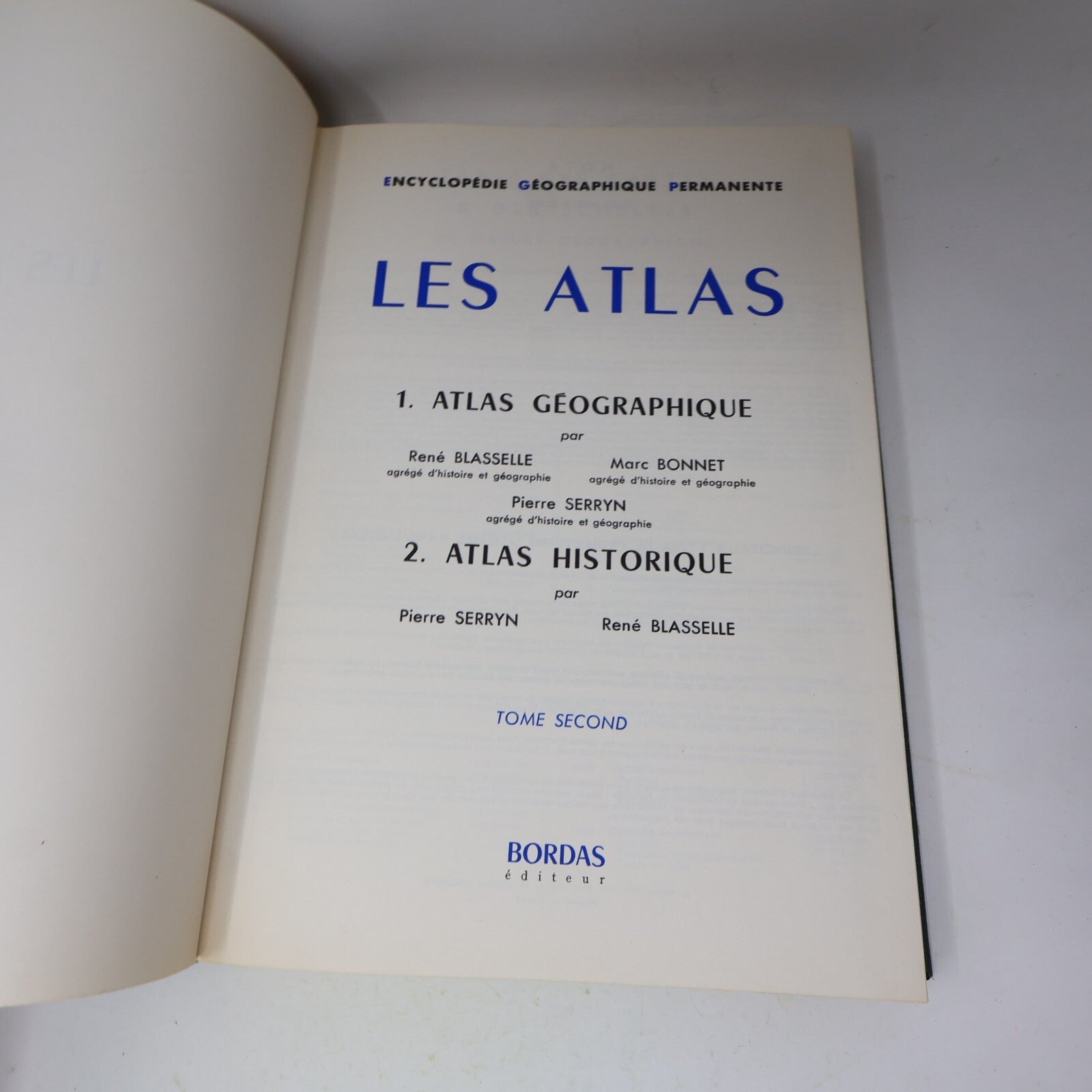 Encyclopédie Géographique Permanente Le Monde et son Visage / Atlas 1962 Bordas