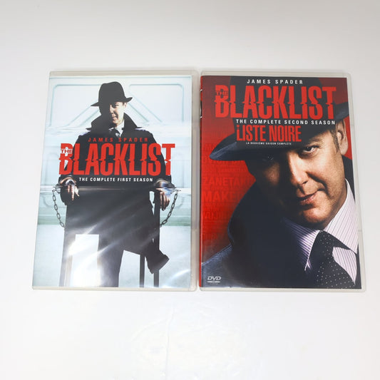 The Blacklist 2 DVD Lot Complete First & Second Seasons James Spader Region 1