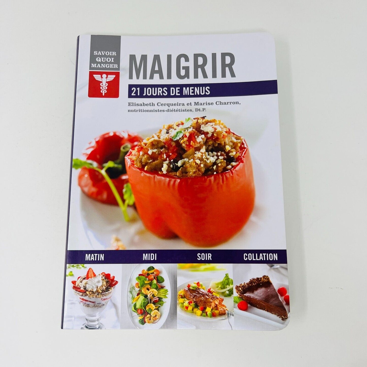 Lot de Livres Savoir Quoi Manger Maigrir/Diabète 21 Jours Menus Cuisine Recettes