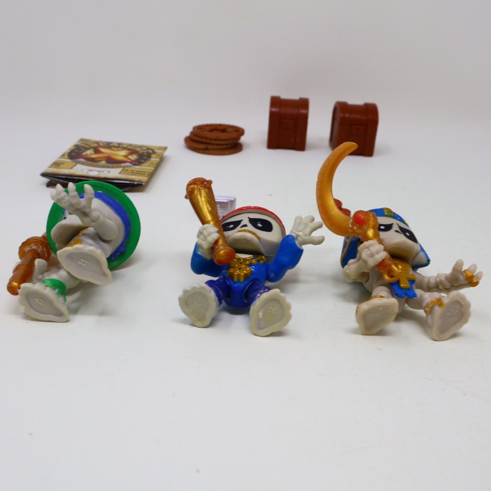Lot of 3 Treasure X Figures Goldenspear Rogue Goldsnatcher Pharoah Loot Moose