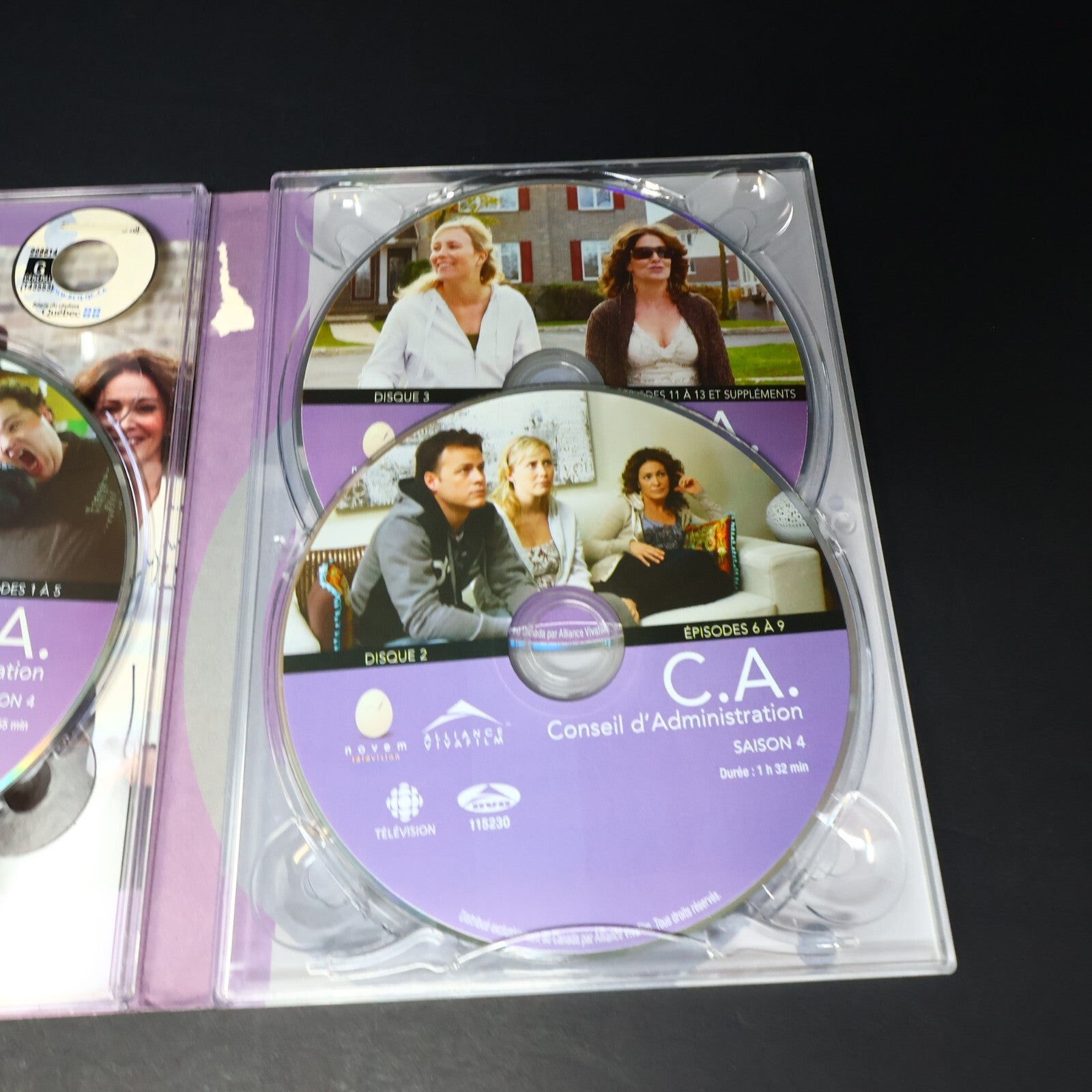 C.A. Conseil dAdministration Saison 4 DVD Testé 2010 Série TV Louis Morissette