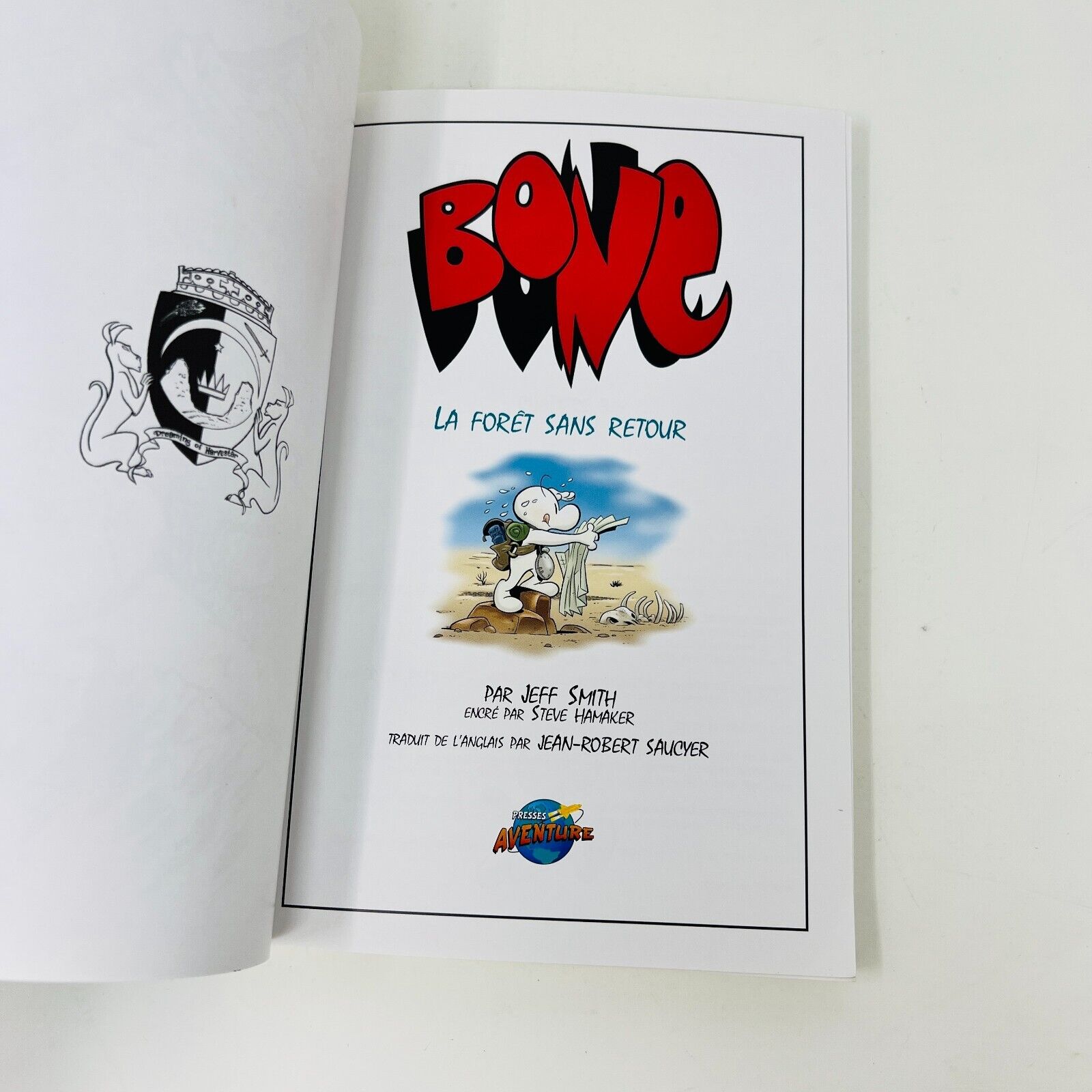 Bone #1-2-3-4-5 Lot de Bandes Dessinées de Jeff Smith en Français/French